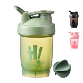 chongning Protein Shaker Bottle, Perfect for Mixing Powdered Shakes, BPA Free, Leakproof, 350ml (Green)
