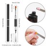 YHIJSR 2-in-1 Nail Brush for Acrylic Nail Extension, 2 Pieces,