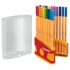 STABILO Point 88 - Set con 20 Rotuladores Estuche Rigido
