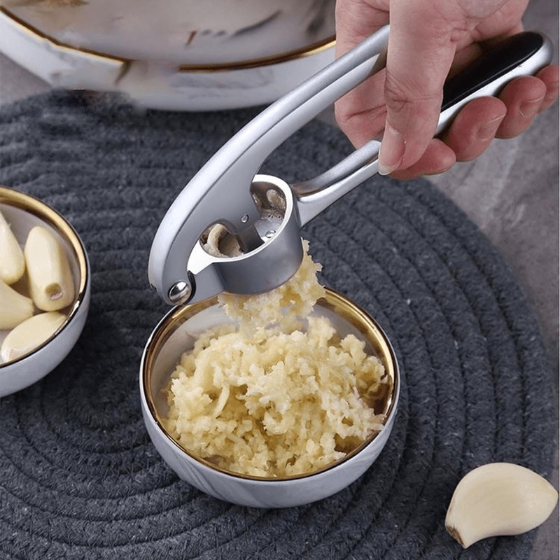 Stainless Steel Garlic Press, Garlic Press, Garlic Press, Dishwasher Safe,