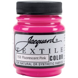 Jacquard Products Fluor Pink-Textile Color Paint, Acrylic, Multicolour