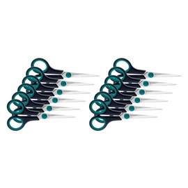 Westcott Grip Left Hand E-30252 00 I Scissors Easy, Rustproof, 12 pcs, 13 cm, Blue/Black