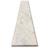 Tenedos Carrara Marble Doorway Floor Transition Tile Threshold (Marble Saddle)