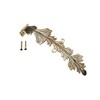1xAntique Brass Curtain Tie back Hold Back Leaf Curtain Tieback