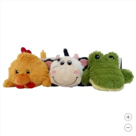 KONG New ! Kong Cozie Play Pack Dog Toys, 3 Pack