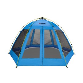 OUTDOORS PROFESSIONAL Screen House Tent for 4-6 Person | Pop- Up System | Canopy - Gazebo | Sun Shelter - UV Protection | Water Resistant | Easy Setup and Portable | Ideal for Camping & Beach