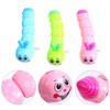TOYANDONA 3pcs Animal Wind Up Toys Caterpillar Clockwork Toys Bug