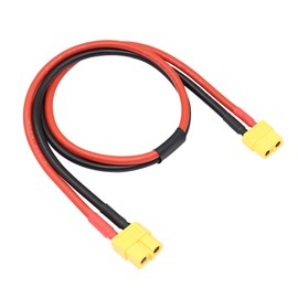 RIIEYOCA XT60 Female to XT60 Female Connector with 0.5M 12AWG Silicon Wire for RC Lipo Battery FPV Drone