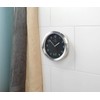 St. Leonhard Bathroom Clock: Bathroom Wall Clock with LCD Thermometer,