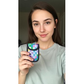 DQL Faraday Key fob Protector, Key fob Signal Blocker, Faraday Pouch, Faraday Bag for Key fob, Key Signal Blocker (Rainbow)