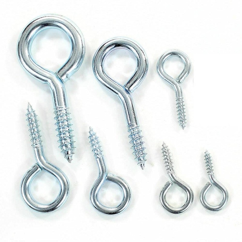 SISI UK® 20 x Heavy Duty Screw in Eye Hooks