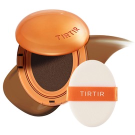 TIRTIR Mask Fit Ai Filter Cushion Foundation | AI-Like Semi-Matte Finish - Up to 72-Hour Medium to Full Coverage Korean Make up Beauty, #43N Deep Cocoa, 0.63 oz