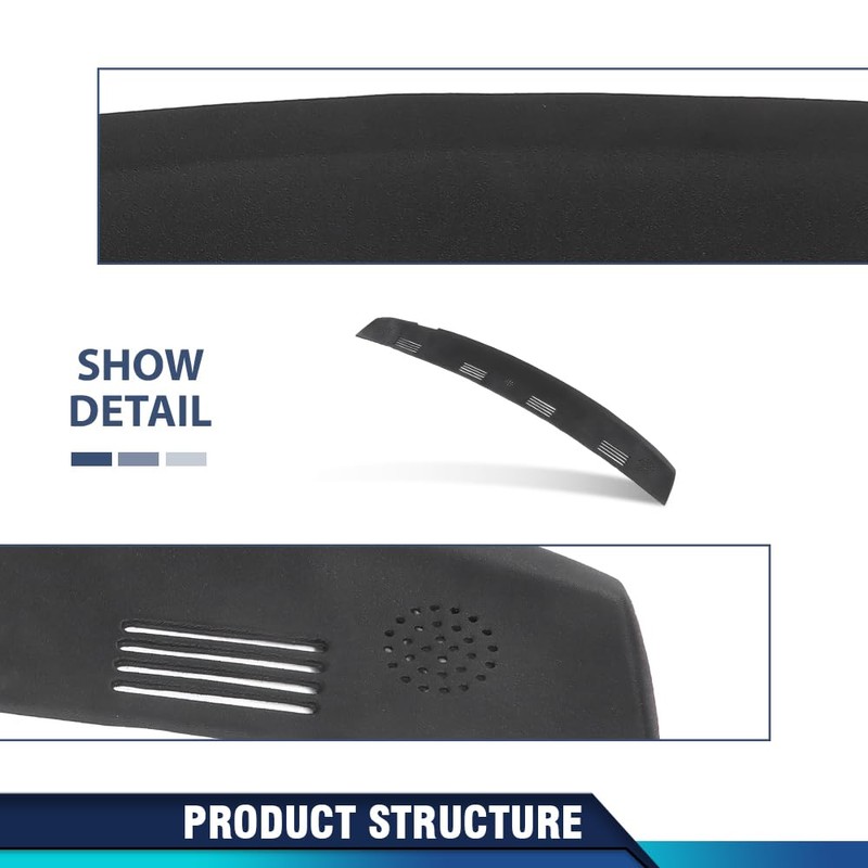 PIT66 TPE Dash Cover Compatible with 2003 2004 2005 Dodge