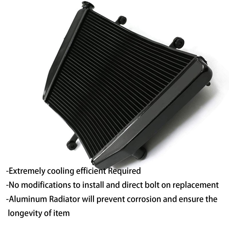Worldmotop Cooling Radiator Replacement for Suzuki GSXR600 GSXR750 GSXR 600
