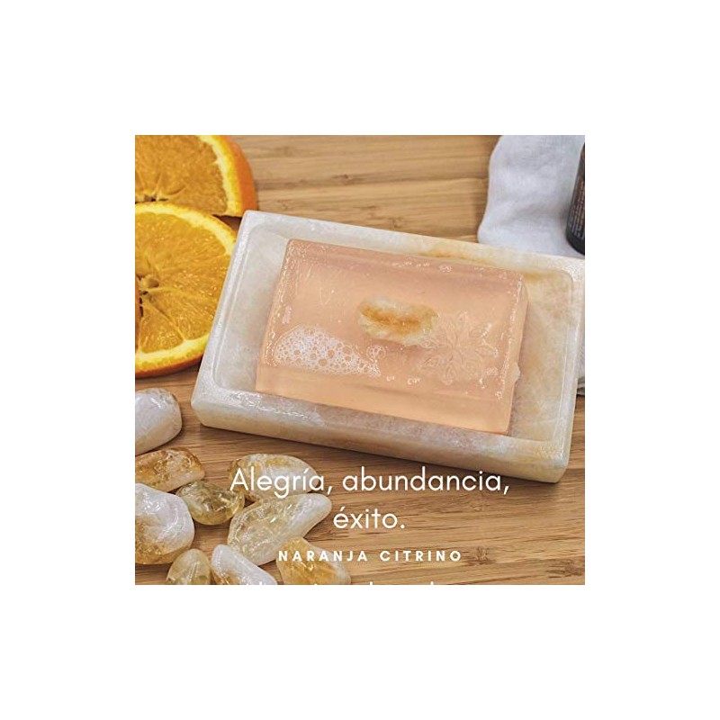 Set de 4 Jabones Holisticos con cuarzo Bienestar Cuerpo Mente
