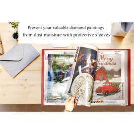 NIHO-JIUMA Diamond Art Portfolio - 60 Page Storage Book for 12x16in/30x40cm Diamond Paintings