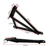 JinBoCheng 1 Pair Heavy Duty Bench Seat Hinges, Spring Lift