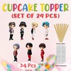 Seyal® Tny Tan (BTS) cupcake topper