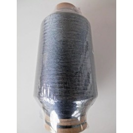 Lurex SPMV 15025 Gun Metal /Noir 5140 Metallic Embroidery Thread Yarn Cone 764g