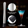 iDopick 9.65 inch Stainless Steel Cocktail Muddler with 10" Bar