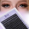 B&Q Wispy Lash Cluster B19 Eyelash Cluster 156PCS Cluster Eyelash