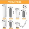 100 Pcs M6 Nuts, Hex Socket Screw Rivet Insert Nuts,