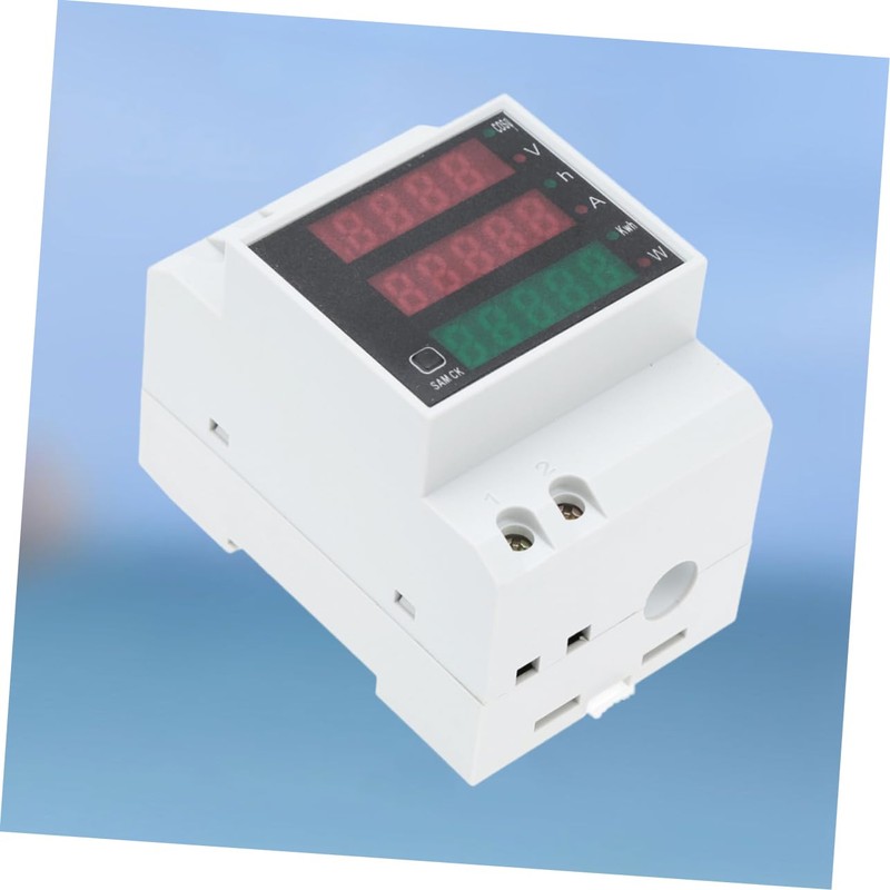 Operitacx Rail Volt Amp Power Meter 80-100a Digital Wattmeter Voltmeter
