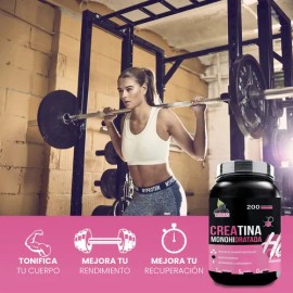 Creatina Suplemento Monohidratada Heragen 1kg 200 Servicios                                                                                           