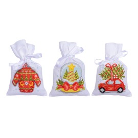 Vervaco Set of 3 Noël Typique Sachet