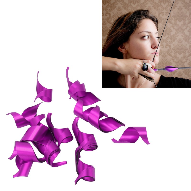 50PCS Archery Spin Vanes 1.75 Inch Right Hand Metal Spin