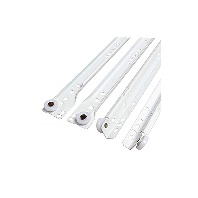 Laurey 10516 - White Bottom Mount Euro -Drawer Slide -