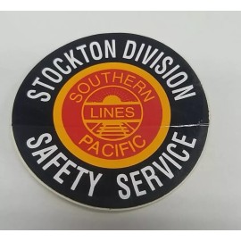 Railroad Decal SOUTHERN PACIFIC (SD) from USA Stockton Division Safety Service