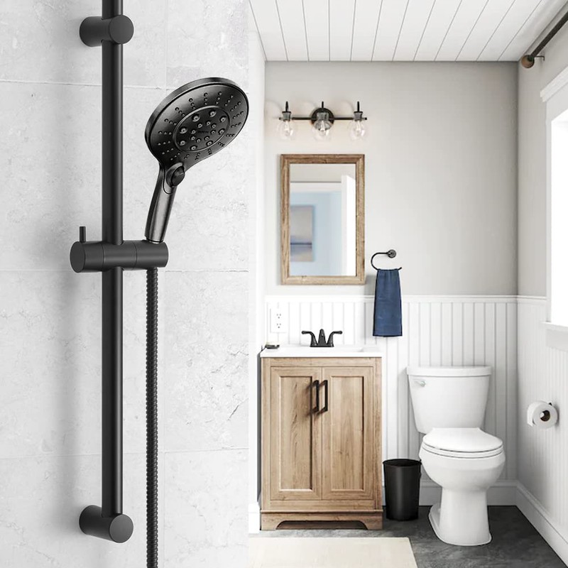 OFFO Shower Slide Bar 28 in Adjustable Installation Distance 19-27