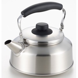 Yoshikawa YJ1815 Wide Mouth Kettle, Silver, 0.9 gal (2.6 L)