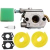 LIZAPUS Carburetor Compatible with Craftsman 536.292500 536.292521 2 Cycle Tiller