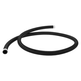 INFINAUTO AN8 Fuel Line Hose 8AN 4ft Vacuum Hose Automotive Fuel Hose CPE Rubber,Nylon Braided Black