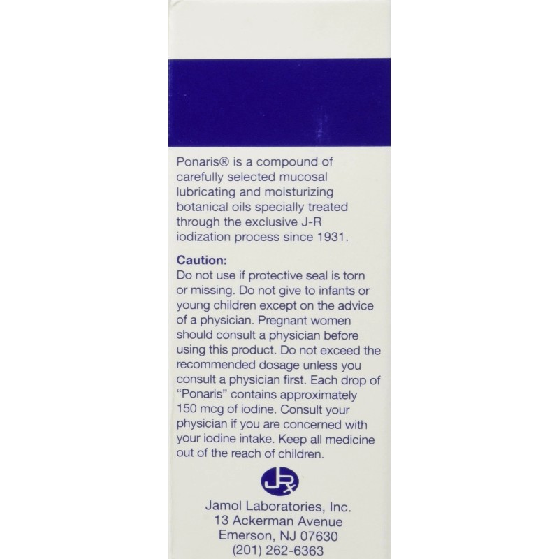 Ponaris Nasal Emollient 1 Ounce Natural Cold Relief for Nasal