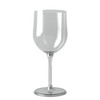 BOSO Portable Collapsible Plastic Wine Glass (BPA Free) with a