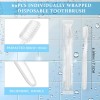 Tioncy Prepasted Disposable Toothbrushes Individually Wrapped Pre Pasted Toothbr