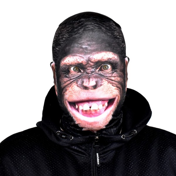 L&S PRINTS FOAM DESIGNS Happy Monkey | 3D Effect Faceskinz
