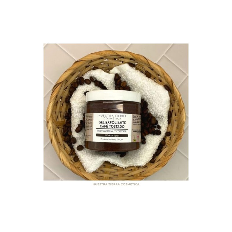 Gel Exfoliante de Café Tostado Anti-celulitis 250ml