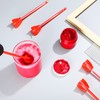 12 Pieces Paint Mixer Drill Attachment,Helix Paint Mixer Resin Drill