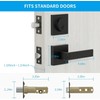 Front Door Lock Set,Keyed Alike Heavy Duty Exterior Door Lock