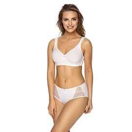 VIANIA! Marina 194454 Soft Bra without Underwire Wide Comfort Straps Preformed Spacer Cups White / Almond (Beige) / Black, White