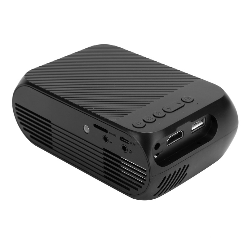Mini Projector Black Micro 1080P HDMI Multi Function Home Theater