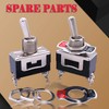 Twidec/3Pcs Heavy Duty Rocker One-Side Momentary Toggle Switch 16A 250V