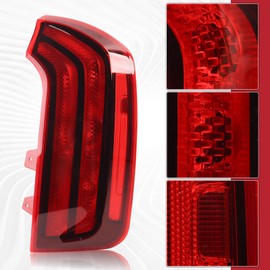 Duolctrams Halogen Type Tail Light Rear Lamp Assembly Compatible with 2020-2022 Kia Telluride S/LX Models Right Passenger Side 92402-S9000 KI2805160