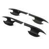 4PCs Car Exterior Door Handle Bowl Protector Glossy Black Cup