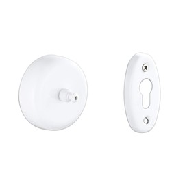 KUNGYO Extendable Washing Line - Wall Mounted Pull Out Stainless Steel Washing Line for Hotel Bathroom Laundry Room 3 Metres Heavy Duty (White)