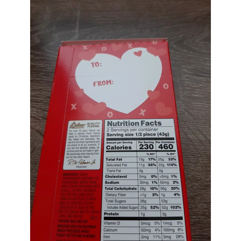 Palmer Cuddly Cuties Unicorn White Chocolate Valentines Day Candy Figure